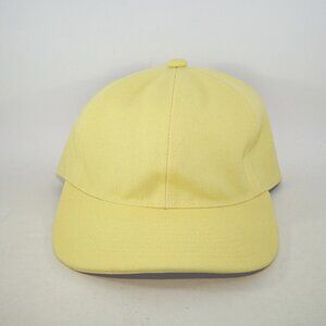 Pilgrim Surf Supply Made in Japan Yellow 6 Panel Hat Cap Canvas Cotton